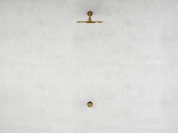URBAN - 2 hole Recessed shower mixer with overhead shower by LUSSO