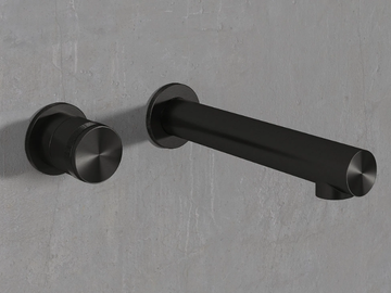URBAN - 2 hole wall-mounted bathtub mixer by LUSSO