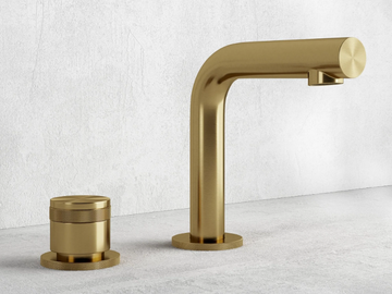 URBAN - Deck mounted 2 hole hydroprogressive bathtub tap by LUSSO