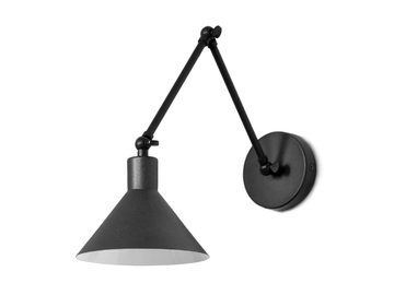 CAPUCHINA - Adjustable metal wall lamp with swing arm by Luxcambra