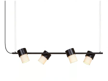 KAN C LINEAL - LED swivel metal pendant lamp by Luxcambra