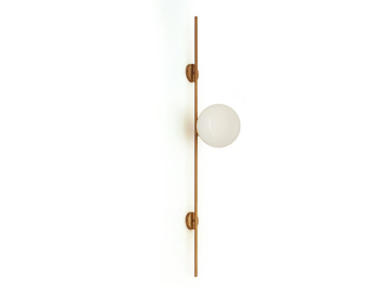 LYMINGTON L - Metal and glass wall lamp by Luxcambra