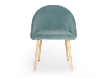 BLOOM M - Fabric chair with armrests by Luxy