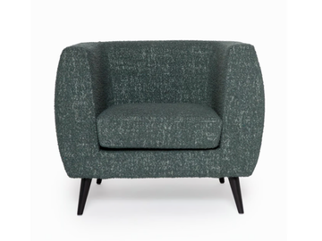 SEA SHELL - Fabric armchair with armrests by Luxy