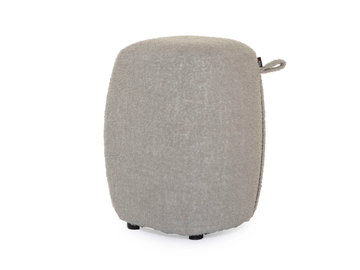 SEA SHELL - Upholstered round fabric pouf by Luxy