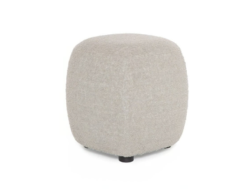 SEA SHELL - Upholstered square fabric pouf by Luxy