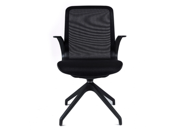 SMARTLIGHT - Trestle-based Nylon® office chair with armrests by Luxy