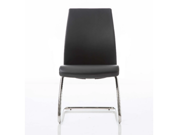 SMARTOFFICE - Sled base leather office chair by Luxy