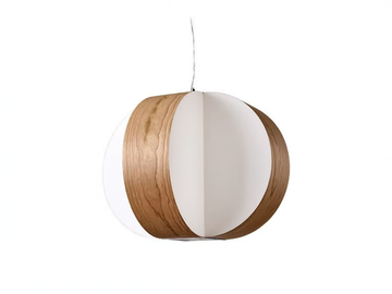 CARAMBOLA - Handmade wood veneer pendant lamp by LZF