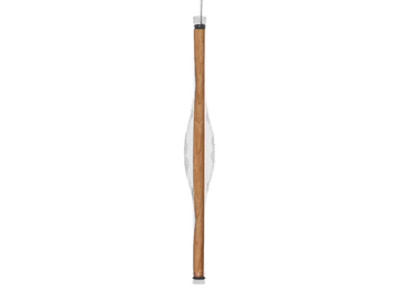 DUNE VERTICAL - LED wood veneer pendant lamp by LZF
