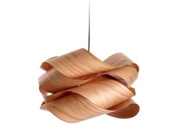 LINK - Handmade wood veneer pendant lamp by LZF