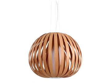 POPPY - Handmade wood veneer pendant lamp by LZF