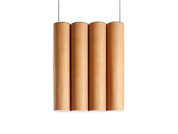 TOMO - Handmade wood veneer pendant lamp by LZF