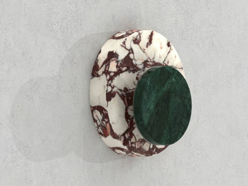 ARO SMALL - Wall-mounted marble coat rack by Maami Home