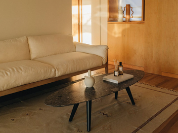 ELLIPSE CEPPO DI GRE - Oval marble coffee table by Maami Home