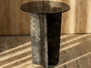 QUINA SPIDER GREY - Marble coffee table by Maami Home