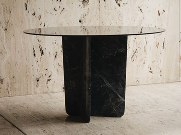 QUINA SPIDER GREY - Marble table by Maami Home