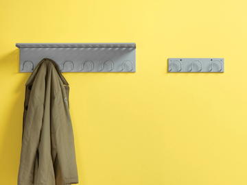 Wall-mounted coat rack - Wall-mounted metal coat rack by Made Design