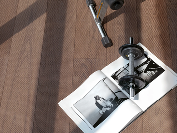 BEECH VULCANO PUNTO - MILLED/WHITE - Beech flooring by Mafi