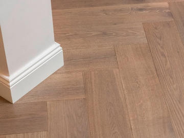 OAK VULCANO MEDIUM 90° - WHITE OIL - Oak flooring by Mafi