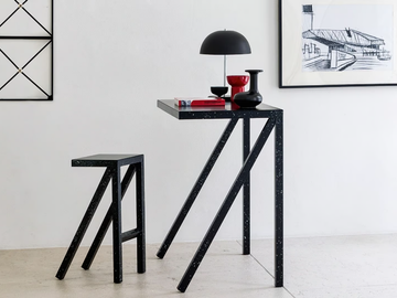 BUREAURAMA - Rectangular aluminium high table by Magis