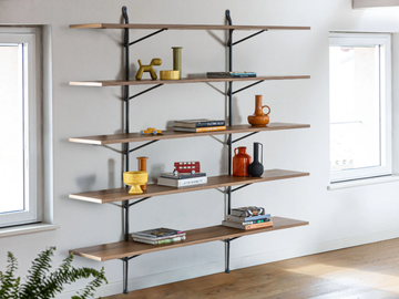 OFFICINA - Open floating bookcase by Magis