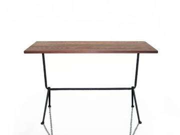 OFFICINA - Rectangular walnut table by Magis