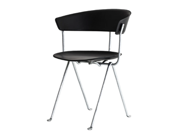 OFFICINA - Tanned leather chair by Magis