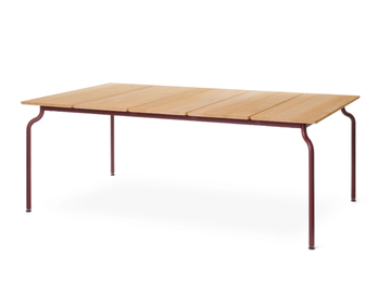 SOUTH - Rectangular teak table by Magis