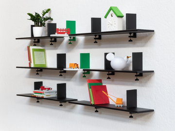 SPIKE – THE WILD BUNCH - Wooden wall shelf by Magis