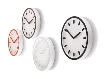 TEMPO - Wall-mounted ABS clock by Magis