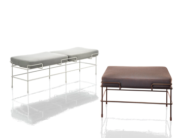 TRAFFIC - Upholstered bench by Magis