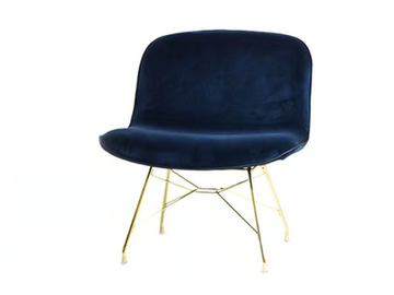 TROY - Upholstered velvet low chair by Magis