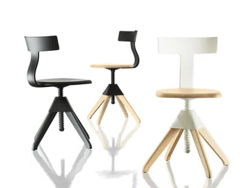 TUFFY – THE WILD BUNCH - Height-adjustable chair by Magis