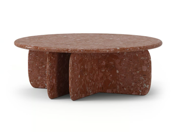 CACTUS - Round handmade terrazzo coffee table by Mambo Unlimited Ideas
