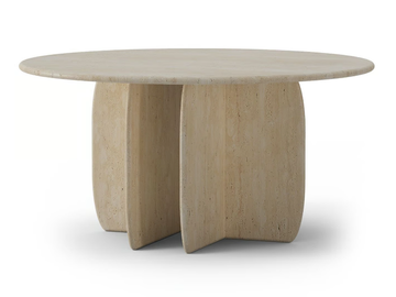 CACTUS - Round travertine table by Mambo Unlimited Ideas