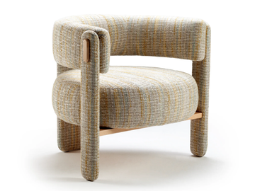 CHOUX - Fabric easy chair with armrests by Mambo Unlimited Ideas