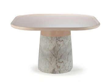 POPPY - Square Estremoz marble table by Mambo Unlimited Ideas