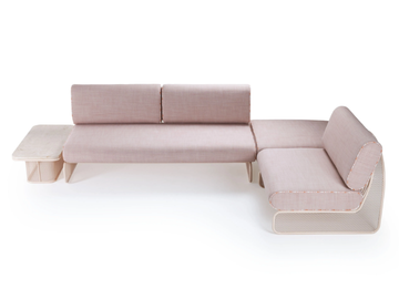 RIVIERA - Corner sectional fabric garden sofa by Mambo Unlimited Ideas