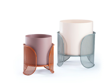 RIVIERA - Round Low garden vase by Mambo Unlimited Ideas
