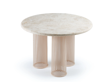 RIVIERA - Round low marble coffee table by Mambo Unlimited Ideas