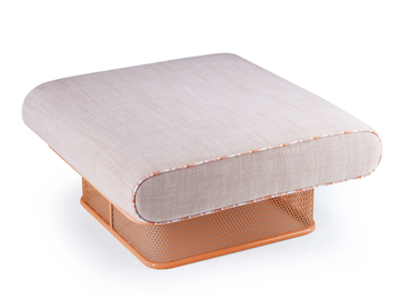 RIVIERA - Square fabric garden pouf by Mambo Unlimited Ideas