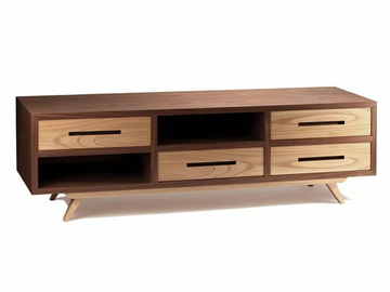 SPACE - Wooden TV cabinet with drawers by Mambo Unlimited Ideas