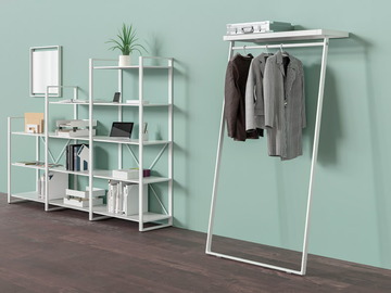 ARNAGE - Powder coated steel coat rack by Manade