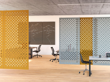 ECLIPSE - PET hanging acoustic panel by Manade