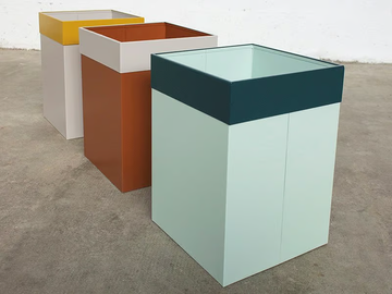 PICK'UP - Steel waste paper bin by Manade