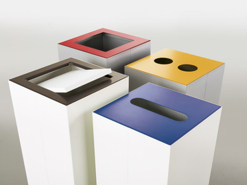 PICK'UP - Steel waste paper bin for waste sorting by Manade