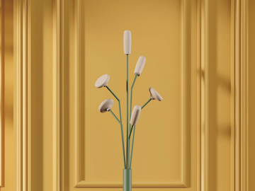 PILÉA - Steel and wood coat stand by Manade