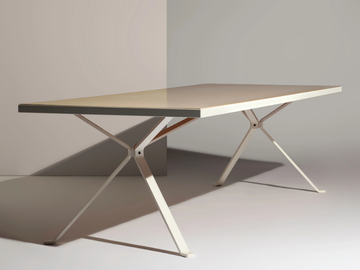 REVO - Rectangular wooden office desk by Manerba