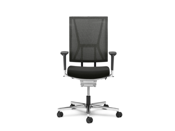 ROCK - Swivel office chair with armrests by Manerba